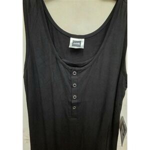 NWT Nom M Snap Tank Dress 7001a Black Maternity Dress 125932
